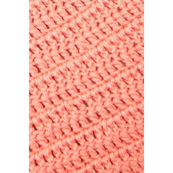 FREE PEOPLE Know Better Brami Knit Halter Crop Top Peach XS New With Tags - Picture 5 of 11